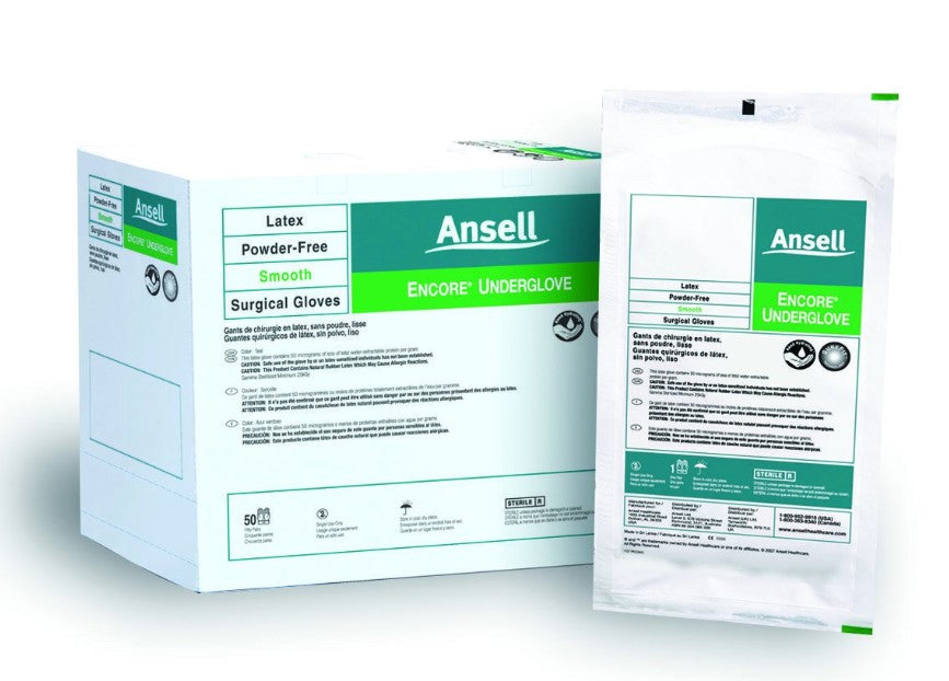 Surgical Gloves, Latex, Powder Free (PF), Size 8_, Sterile, 50 pr/bx, 4 bx/cs (US Only)