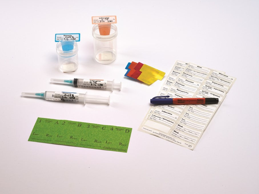 CMLS for Surgery Centers, Includes: (2) Flags, (1) 4-in-1 Marker, (1) Sheet of 16 Preprinted Labels Designed for Surgery Centers, (1) Specimen Zone, 4 ct., Sterile, 50/bx, 1 bx/cs (US Only)