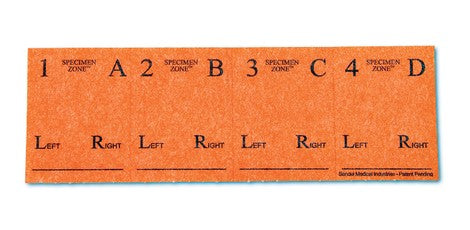 "Orange" Specimen Zone, 4 ct., Sterile, 50/bx, 2 bx/cs (US Only)