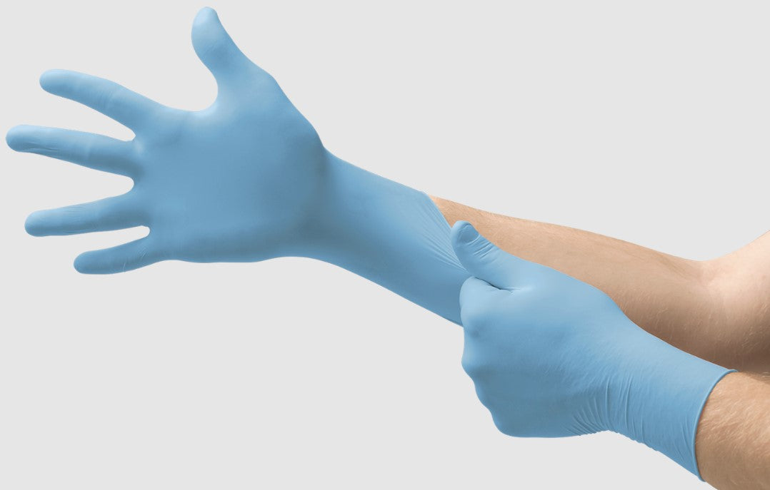 Exam Glove, Nitrile, Small (6.5-7), Thin and Versatile, Powder-Free, Textured Fingers, Blue, 100/bx, 10 bx/cs (US Only)