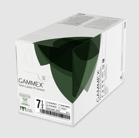 Gammex PI Green Glove, Polyisoprene, Size 6.0, Non-Latex, 50 pr/bx, 4 bx/cs (US Only) (For Sale to Authorized NovaPlus Customers Only)