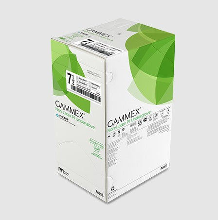 Gammex PI Underglove, Polyisoprene, Size 6.0, Powder-Free, Green, Non-Latex, 50 pr/bx, 4 bx/cs (US Only) (For Sale to Authorized NovaPlus Customers Only)