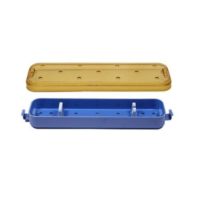 Riley Scopepak Container, Base & Lid, w/Scope Holder Sets, Dimensions 3 x 11.1 x 1.3 in, Small (US Only) (Not Available For Sale into Canada)