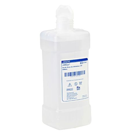 Sterile Water for Inhalation, USP, 1000ml, 12/cs