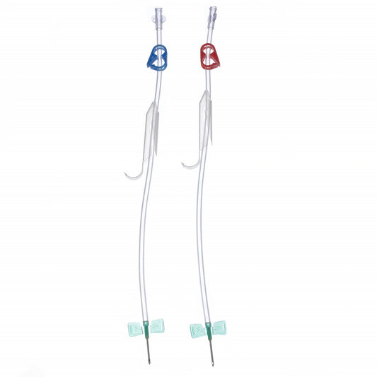 Fistula Needle, 16G x 1", Twin Pack (120 pairs of needles + 10 single needles), 250/cs (Rx) (Continental US+HI Only)