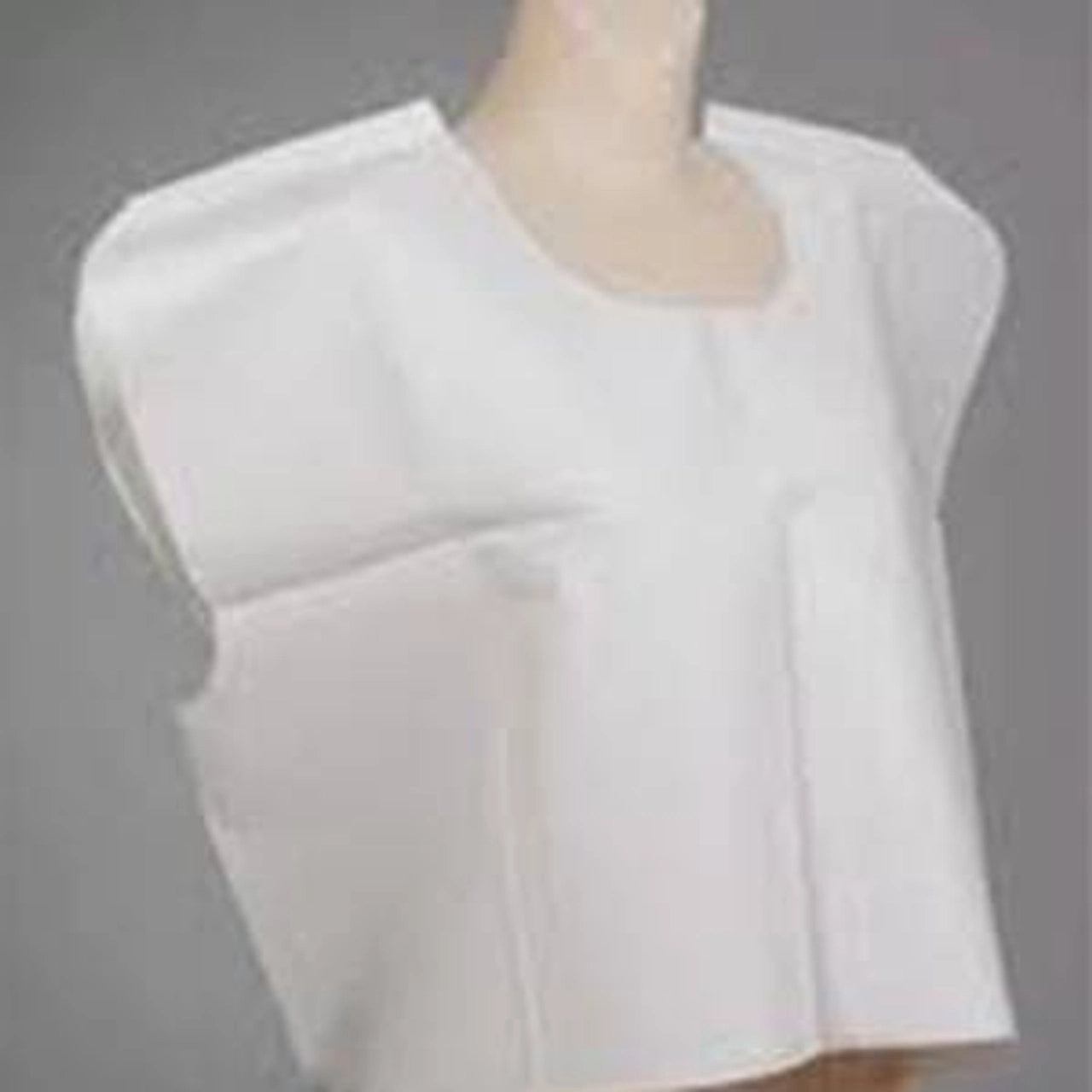Exam Capes, Tissue/Poly/Tissue, White, 100/cs (40 cs/plt) 