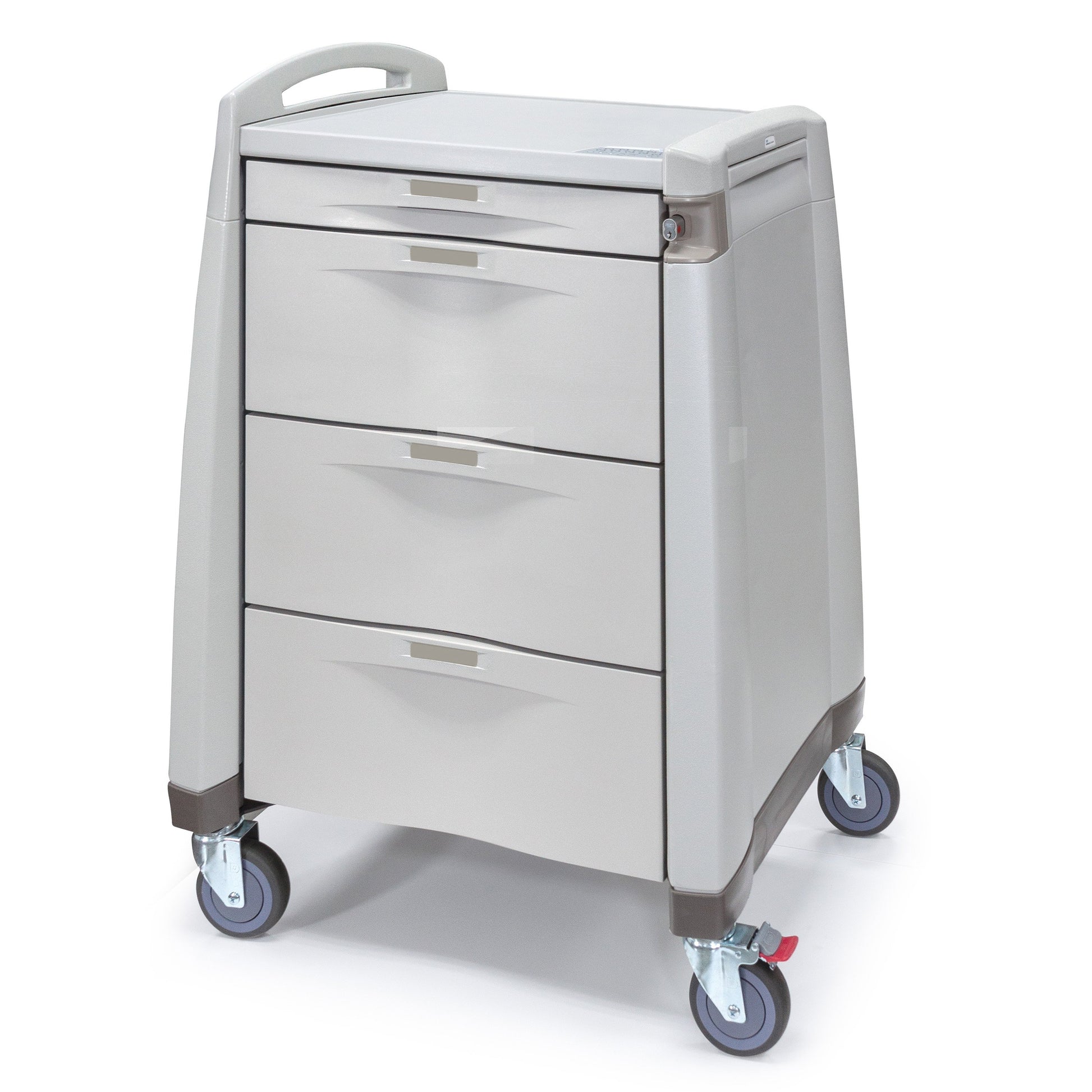PCS Cart, Core Lock, 10 High, Includes: Best Core Locking System - 2 Keys, Series 1 w/One Handle, (1) Each 3.4" "S" Top Drawer, (3) Each 10" "S" Card Drawers Complete - 2 Each A&E Bracket, Waste Container w/Lid, and 10" Standard Narcotic BO (DROP SHIP ONLY)