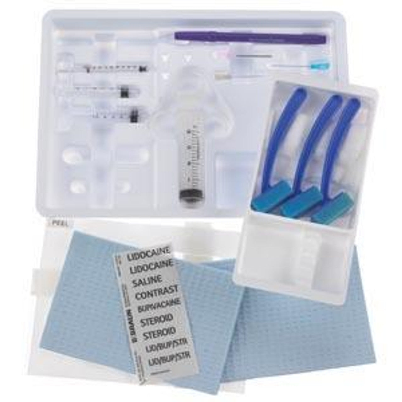 Nerve Block Tray, (Rx) (Item is Non-Returnable), 10/cs (Continental US+HI Only, Excluding IN and ND)