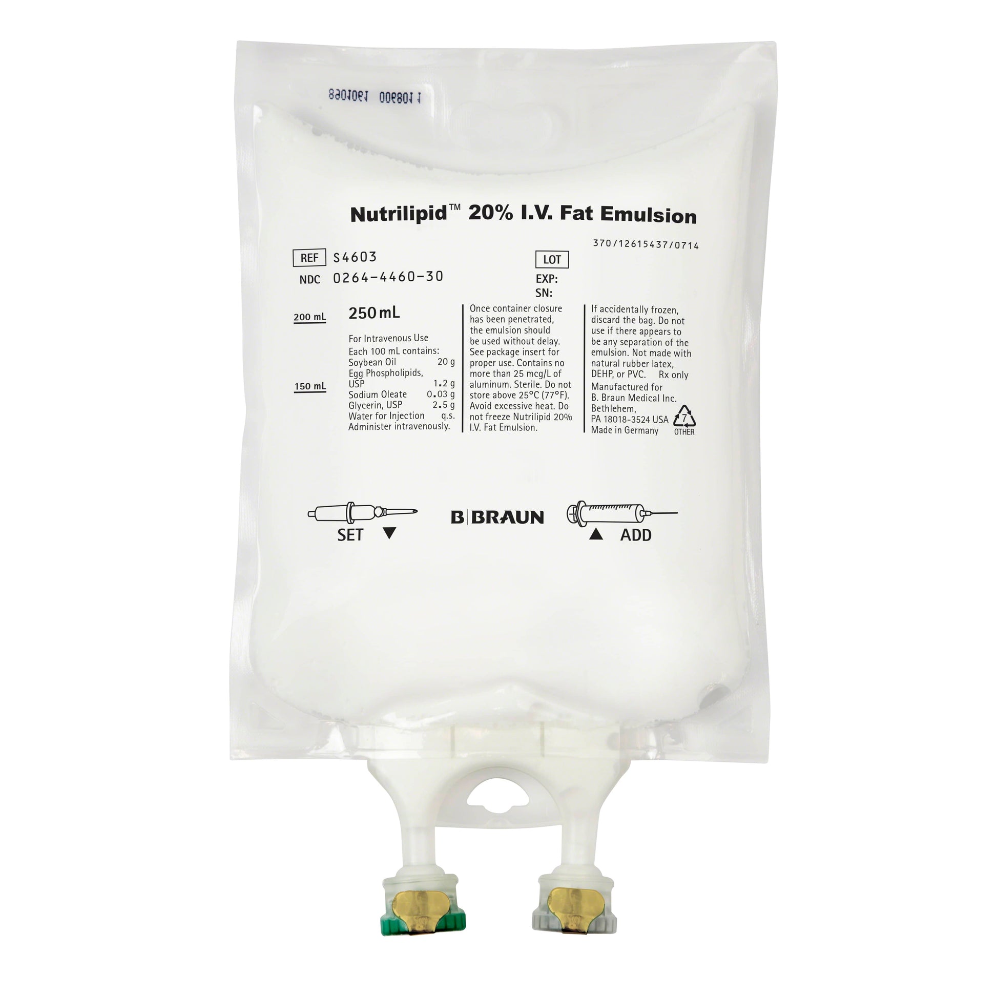 Nutrilipid 20% MB, 500mL, (Rx) (Item is Non-Returnable) 12/ctn (Continental US+HI Only, Excluding IN and ND)&nbsp;&nbsp;<Strong style="color:red">Max weekly quantity allowed: 10</Strong>