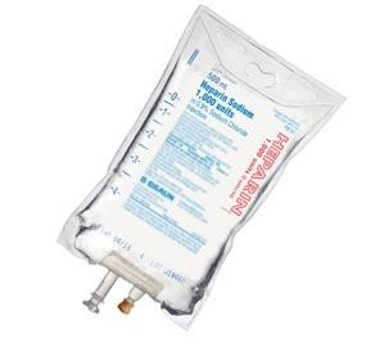 Heparin Sodium Injection, USP Prefilled Syringe, 5000U/0.5ml (Rx) (Item is Non-Returnable), 10/bx, 40 bx/cs (Continental US+HI Only, Excluding IN and ND)