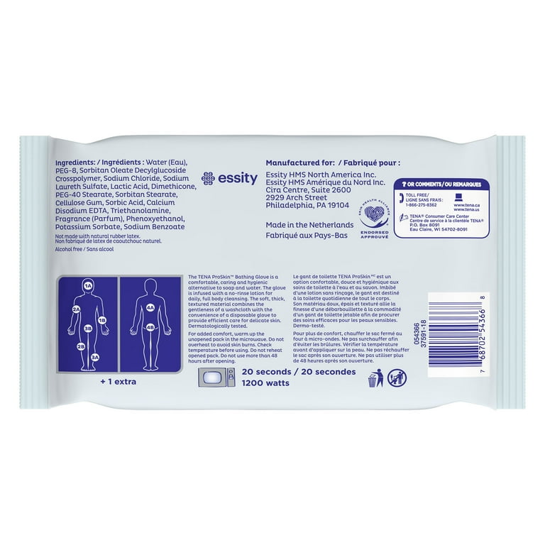 Bathing Glove, Scented, 5/pk, 45 pk/cs (Continental US Only)