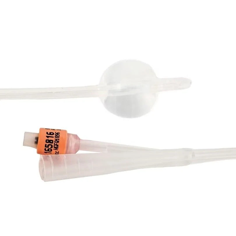 Foley Catheter, Silicone, 16FR, 5cc, Latex Free (LF), 12/cs (US Only)