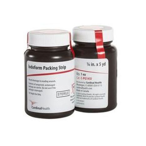 Iodoform Gauze Packing Strip, 0.25" x 5 yd, 12/cs (Continental US Only) (Item on Manufacturer Backorder - Inventory Limited when Available)