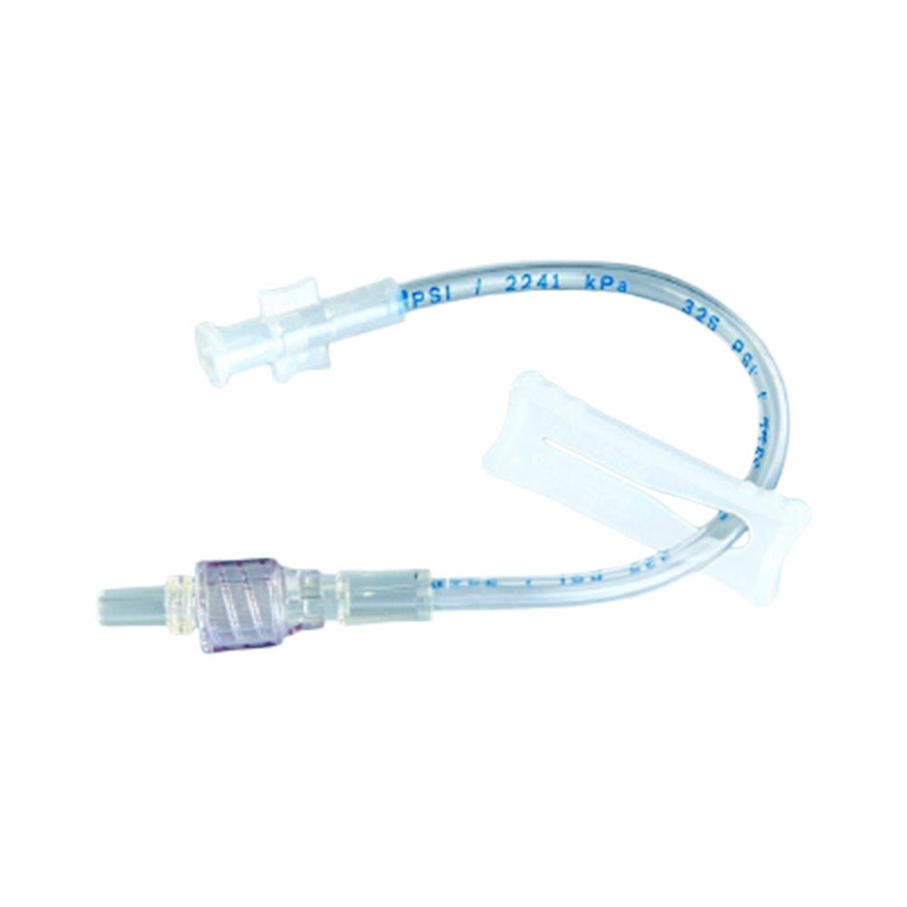 Catheter Extension Set, Straight, Standard Bore, Male Luer Lock Adapter with Retractable Collar, 0.67 ml, 5.7" Length, Non-Pyrogenic, Non-DEHP, Sterile, 50/cs (Rx) (Continental US Only) (Product Access Restricted. Check with your sales rep to verify eligibility)