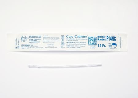 Catheter, Female, Uncoated, Single-Use, 6", Straight Tip, No Connector, 14FR, 30/bx, 10 bx/cs (Continental US Only)