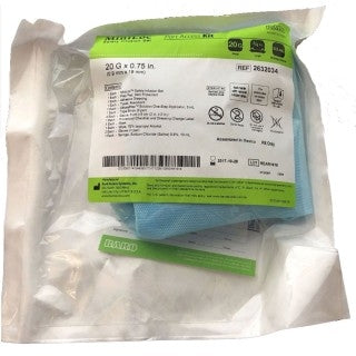 MiniLoc PAK Safety Infusion Set without Y-Injection Site, 20G x 0.75", 5/cs (Temp Sensitive; Non-Returnable) (Continental US Only) (Drop Ship Requires Pre-Approval)
