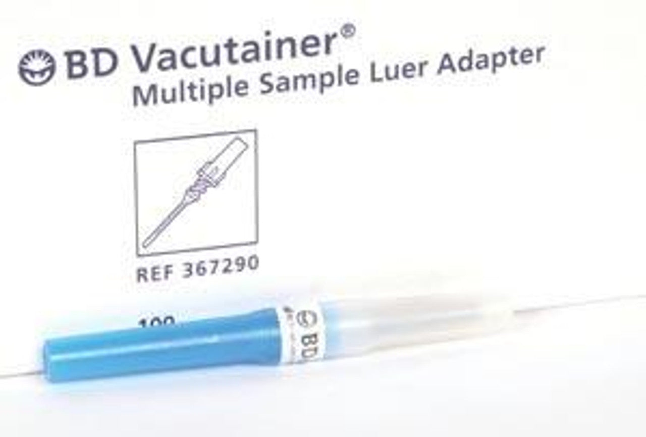 Multiple Sample Luer Adapter, 100/pk, 10 pk/cs (Minimum Expiry Lead is 90 days) (Item is Non-Returnable) (Continental US Only) (Drop Ship Requires Pre-Approval)