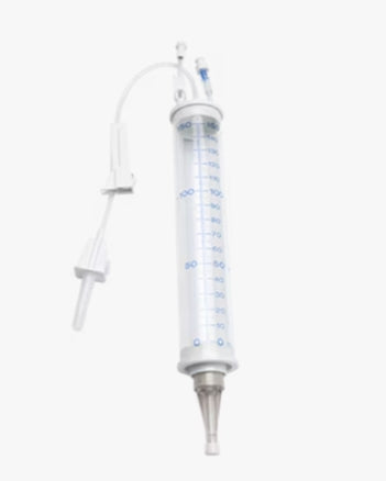 Gravity Administration Set, 150ml Burette (SmartSite), Roller Clamp Add-On, 22" Length, 56cm Fluid Path, Not Made with DEHP, Sterile, 20/cs (Continental US Only) (Drop Ship Requires Pre-Approval)