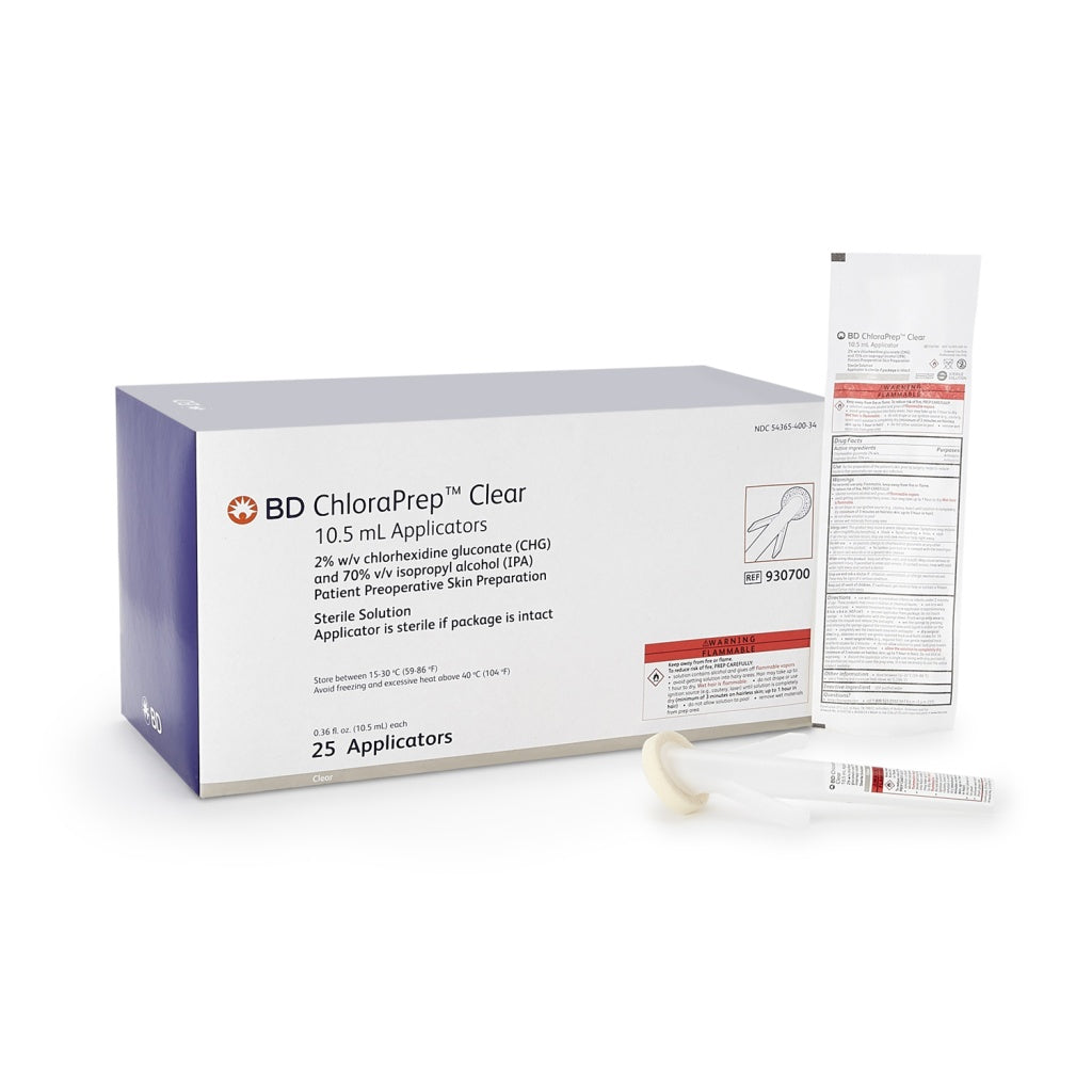 ChloraPrep Scrub Teal Tint Applicator, 26 ml, Sterile, 25/cs (Temp Sensitive; Non-Returnable) (Continental US Only) (Item is considered HAZMAT and cannot ship via Air or to AK, GU, HI, MP, PR, VI) (Drop Ship Requires Pre-Approval)
