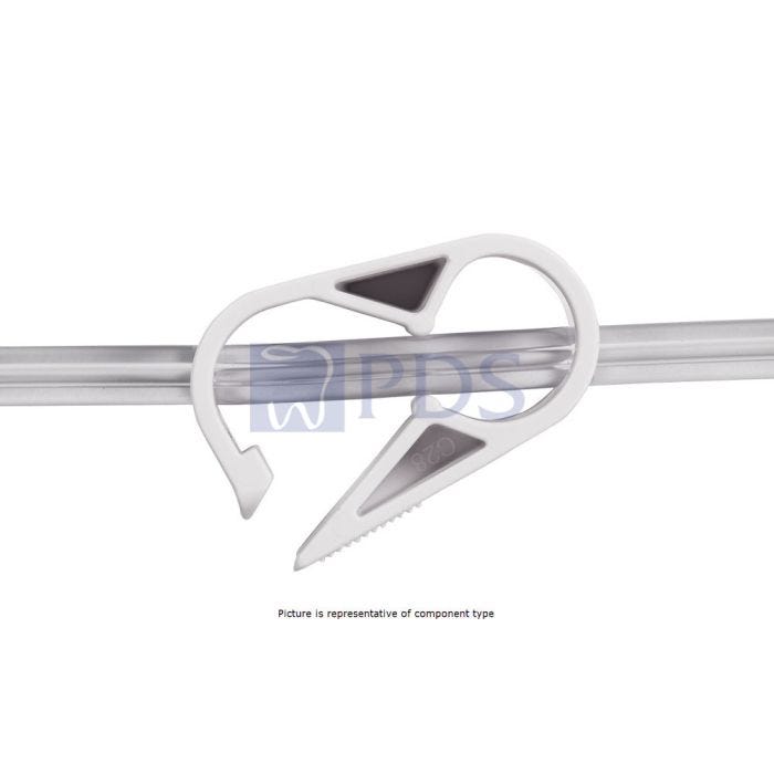 Pressure Rated Extension Set, Removable MaxPlus Clear Needleless Connector, Pinch Clamp, Male Spin Lock, 7" Length, 0.7 ml PV, 50/cs (Contiental US Only) (Drop Ship Requires Pre-Approval)