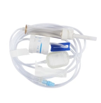Gravity Administration Set, Flow Regulator, 0.2 Micron Filter, Not Made with DEHP, 10 drops, 74" Length, 50/cs (Continental US Only) (Drop Ship Requires Pre-Approval)