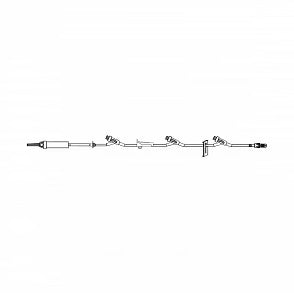 Primary IV Admin Set, MaxGuard, Gravity, (3) Ports, 15 drop/ml, w/o Filter, 112" Tubing, 50/cs (Continental US Only) (Drop Ship Requires Pre-Approval)