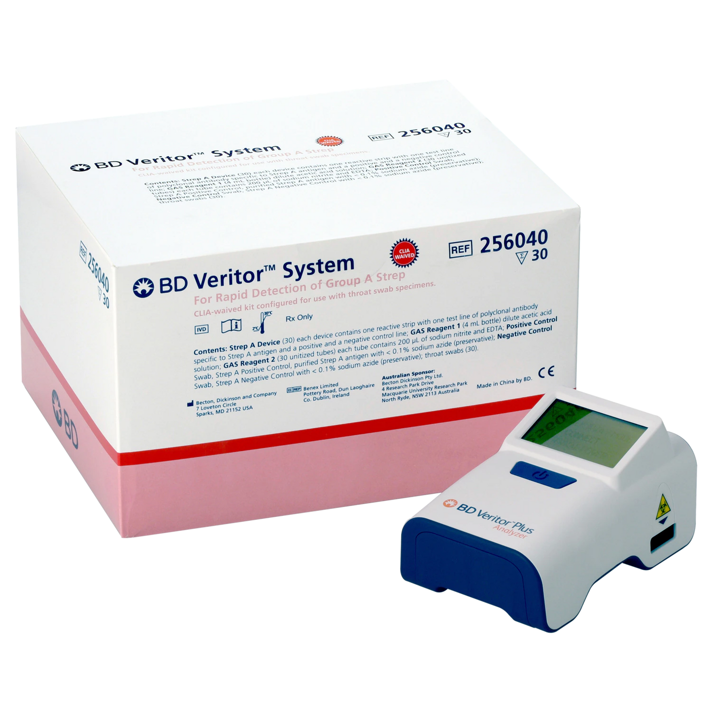 Strep A Test Kit, CLIA Waived, 30 tests/kit, 1 kit/ea (12/cs, 20 cs/plt) (Short-Dated, Minimum Expiry Lead is 60 days; Non-returnable; Non-refundable) (Continental US Only) (Drop Ship Requires Pre-Approval)