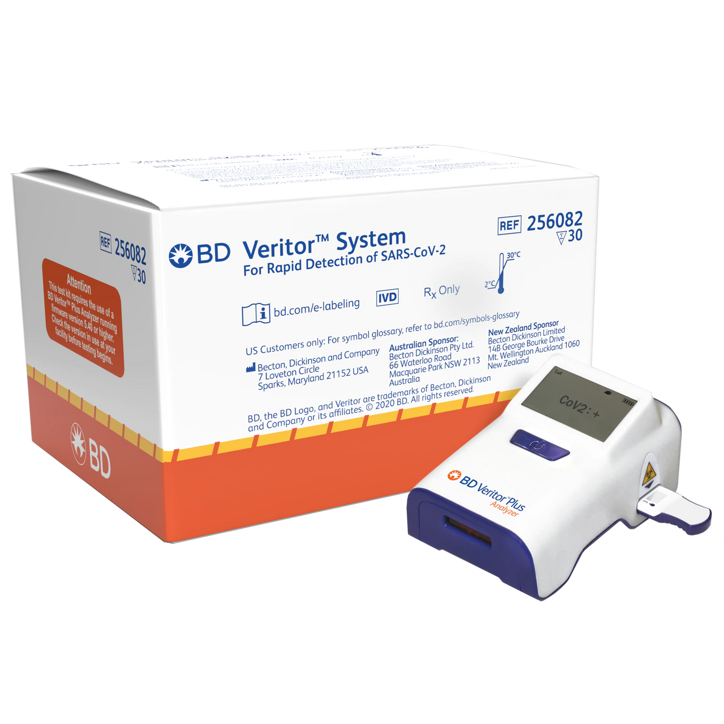 Veritor System for Rapid Detection of SARS-CoV-2, 30 tests/kit (12 kt/cs; 28 cs/plt) (Short-Dated, Minimum Expiry Lead is 30 days; Non-returnable; Non-refundable) (Continental US Only) (Drop Ship Requires Pre-Approval)
