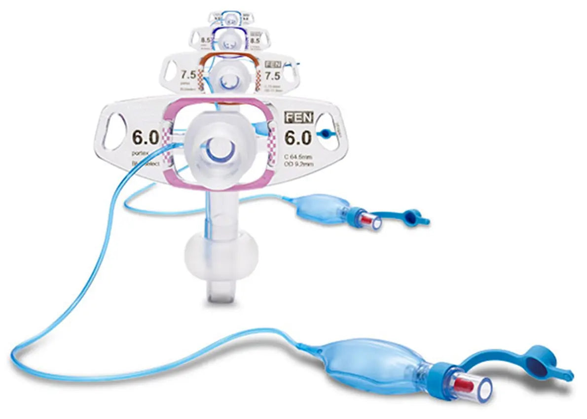 Tracheostomy Tube, 7.5, Uncuffed, with Wedge, Non-Fenestrated, PVC (US Only)