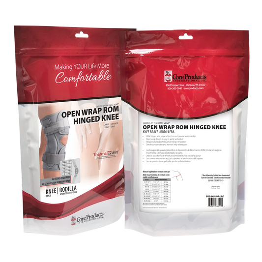 Swede-O Thermal Open Wrap ROM Hinged Knee Brace, Medium (old #73503)