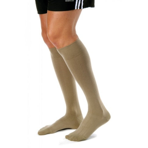 Sock, Knee High, 15-20 mmHG, Closed Toe, Khaki, Medium, Tall (Continental US Only)