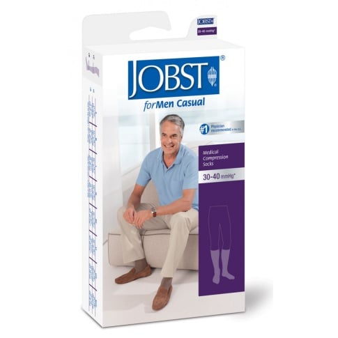 Sock, Knee High, 30-40 mmHG, Closed Toe, Navy, Small (Continental US Only)