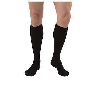 Compression Stockings, Knee Relief, 15-20 mmhg, Large, Black, Closed Toe, 1/pr (Continental US Only)