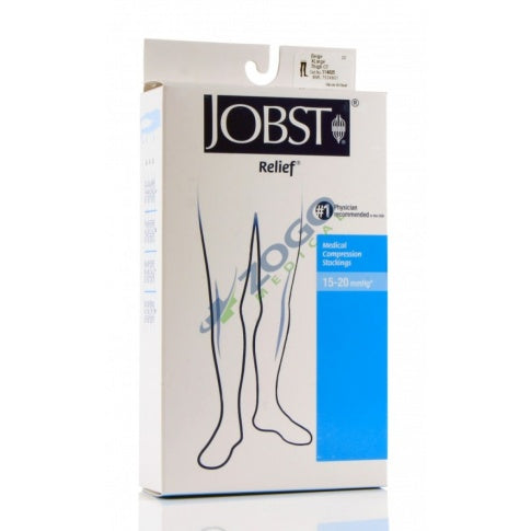 Compression Stockings, Thigh High, Silicone Band, X-Large, Beige, Closed Toe (Continental US Only)