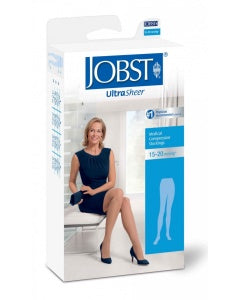 Compression Stocking, Waist High, 15-20 mmHG, Closed Toe, Honey, Large (Continental US Only)