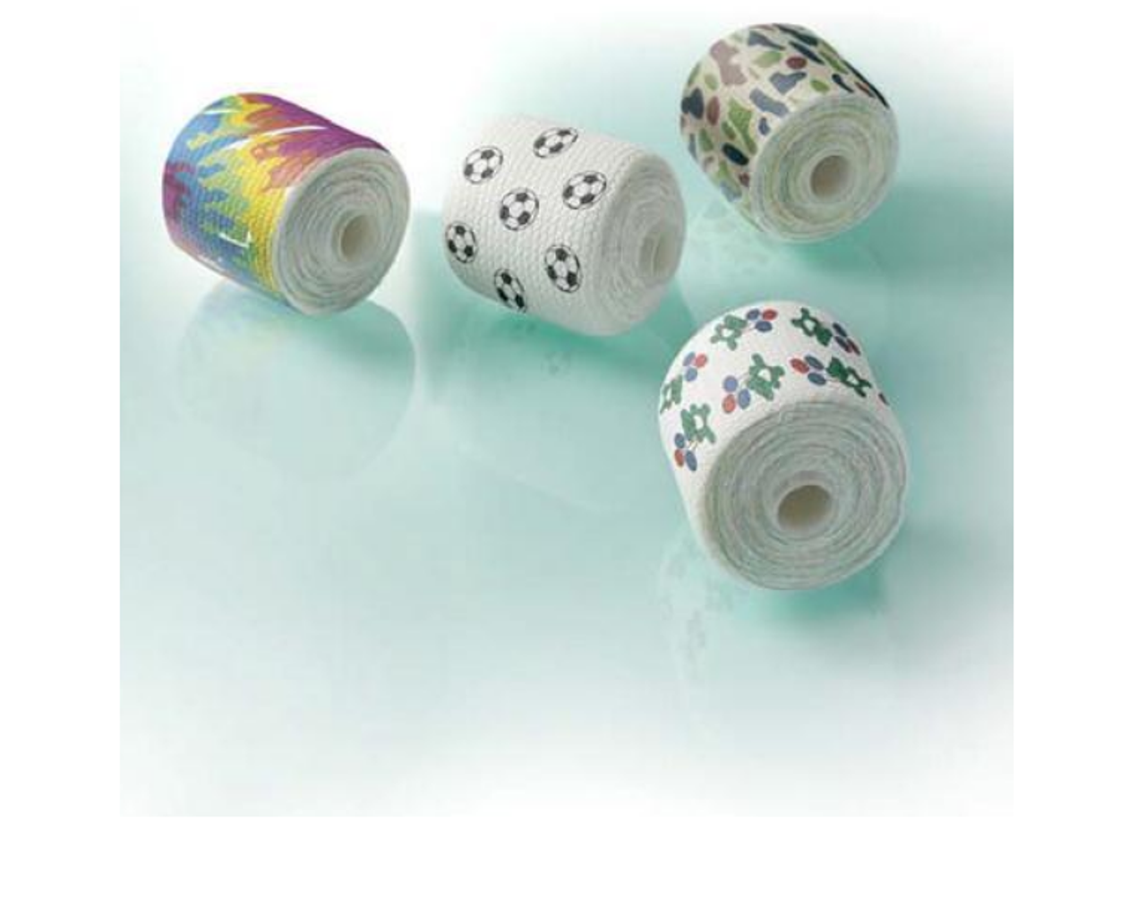 Cast Tape, 2" x 4 yds, Mixed Colors, 10 rl/bx (Continental US Only)