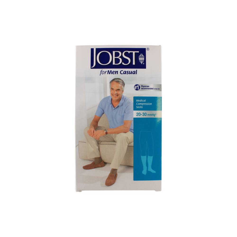 Sock, Knee High, 20-30 mmHG, Closed Toe, Khaki, X-Large, Full Calf (Continental US Only)