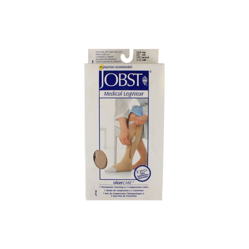 UlcerCARE 2-Part System with Liner, Left Zipper, Knee-High, Beige, 2XL, 1/bx (Continental US Only)
