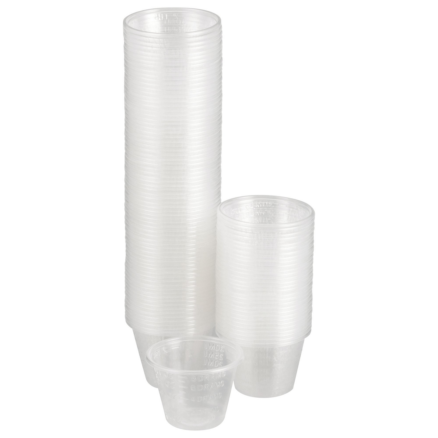 Medicine Cup McKesson 1 oz. Clear Plastic Disposable NonSterile 100/sl, 50 sl/cs (16-9505)