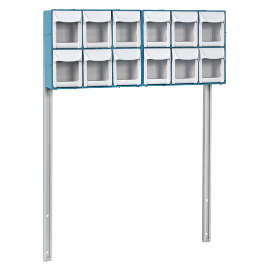 MobileCare 12-Bin Organizer with Accessory Bridge, 23" Wide Drawers (DROP SHIP ONLY)