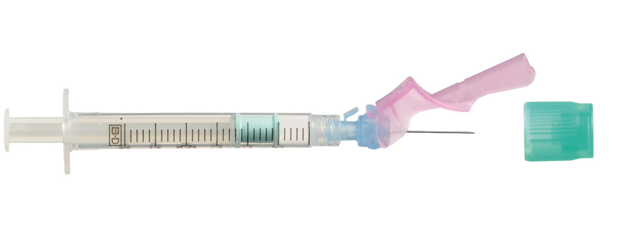 Syringewith Needle,Arterial Blood Collection, 23g x 1 inch, 3ml, Leur-Lok, Automatic Fill Syringe,  100/cs (Continental US Only) (Drop Ship Requires Pre-Approval)