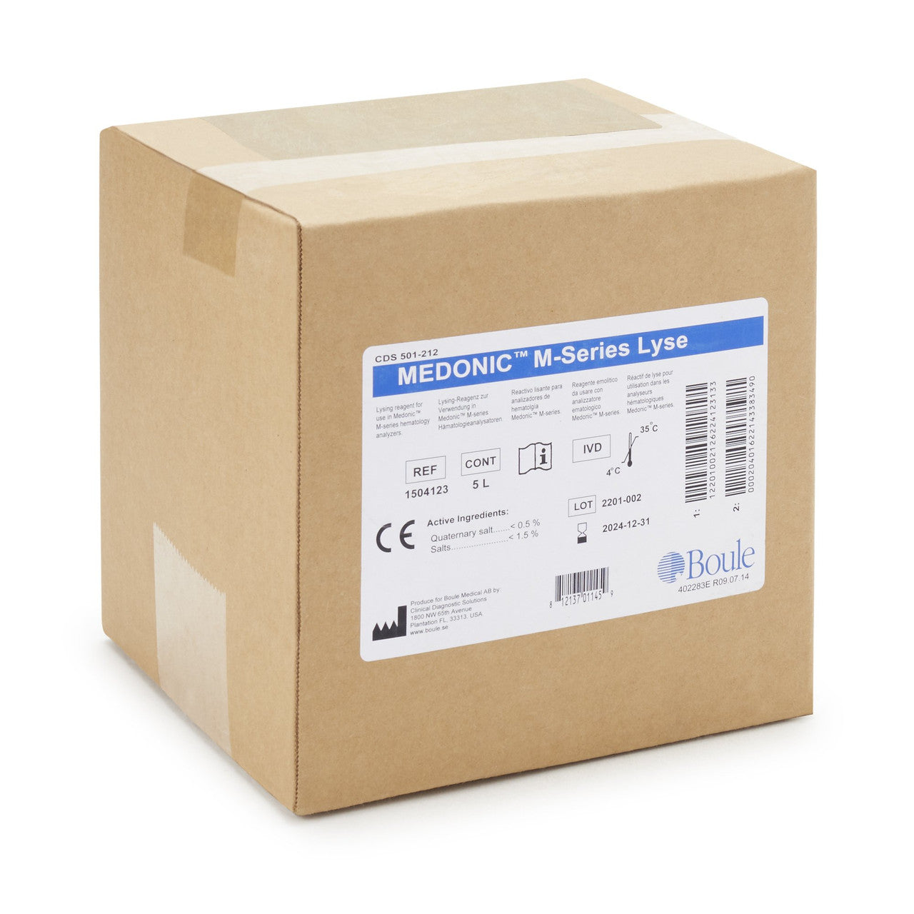 Hematology Diluent, 20 Liters, For Use with Coulter S Series, S-Plus Series, STKR, MAXM, MAXM A/L, HmX, STKS, & GEN-S (Item is Non-Returnable) (US Only) (DROP SHIP ONLY)