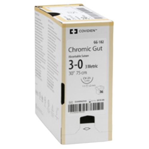 Suture, Reverse Cutting, Size 2-0, 60", Needle C-16, 3/8 Circle, Needle GS-24, _ Circle, 3 dz/bx (Continental US Only)