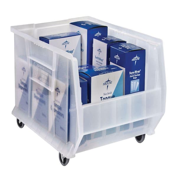 Container, 23 7/8" x 18.25" x 12", Clear, 1/ctn (DROP SHIP ONLY)
