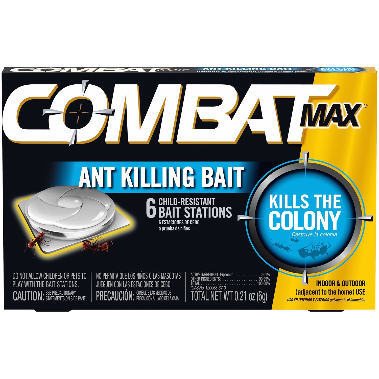 Combat Source Kill Max, Ant Bait, 6/pk, 12 pk/cs