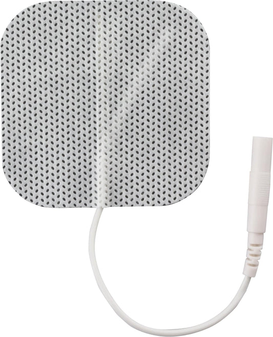 Compass Electrodes, 2" x 2", White Cloth, Foil Bag, Tyco Gel, 4/pk, 10pk/bg