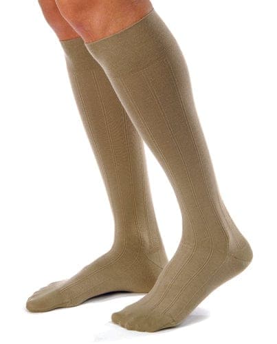 Sock, Knee High, 30-40 mmHG, Closed Toe, Khaki, Large (Continental US Only)
