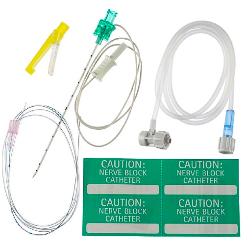 Contiplex Tuohy Ultra 360 Tray Kit, Includes: 18G x 2" Insulated Echogenic Needle, Non-Stimulating Catheter, Ultrasound Transducer Cover and Gel (CNB200TU3KU), 10/cs (Rx) (Continental US+HI Only)