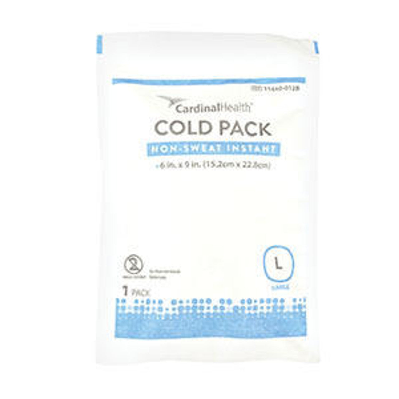 Instant Cold Pack, Insulated, Medium, 6" x 6.5", Disposable, 24/cs (Continental US Only)