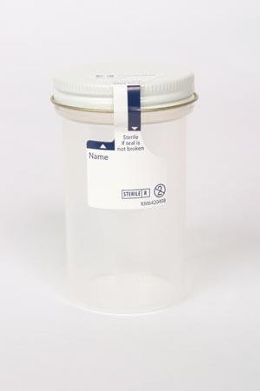 Specimen Container, No "Positive Seal" Indicator, 5 oz, Sterile, Bulk, 400/cs (Continental US Only)